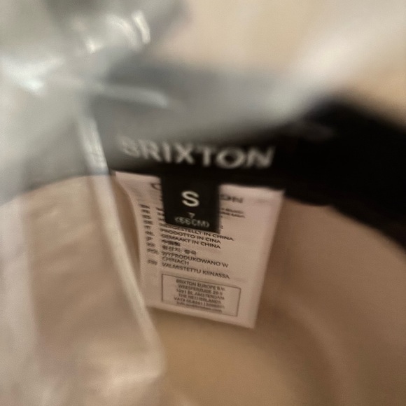 Brixton Cream Fedora with Tan Band - Picture 2 of 5